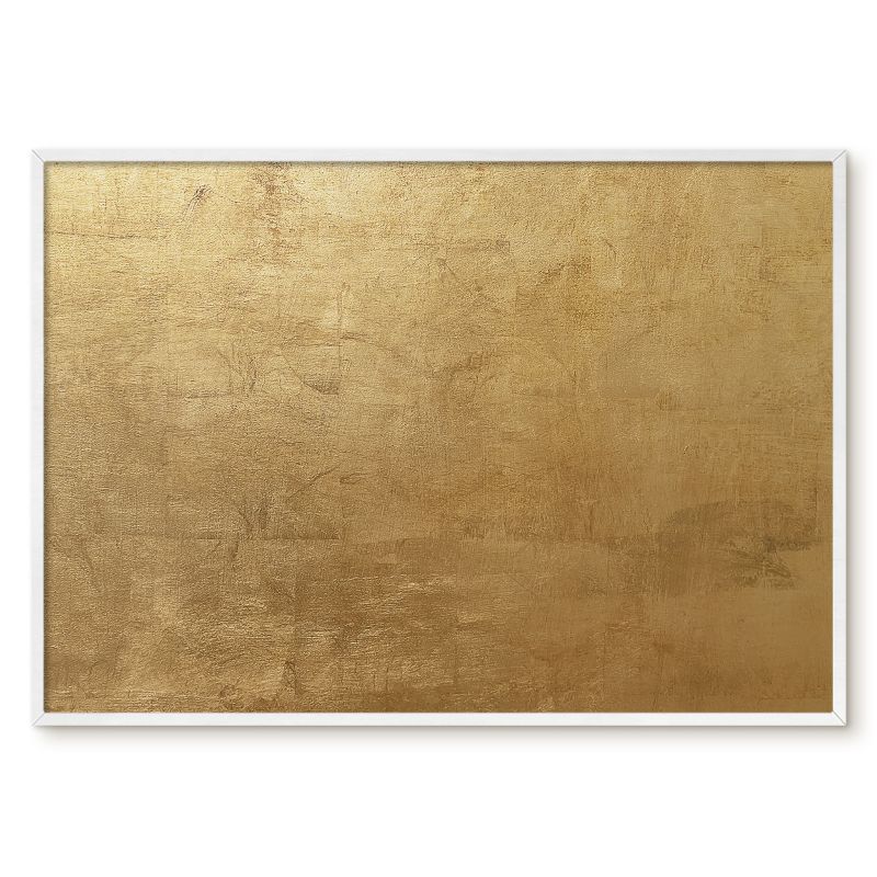 Tablica Na Magnesy Z Podróży Tulup 100x70 cm Żółta tekstura - Biała rama Do salonu, sypialni 1 szt.