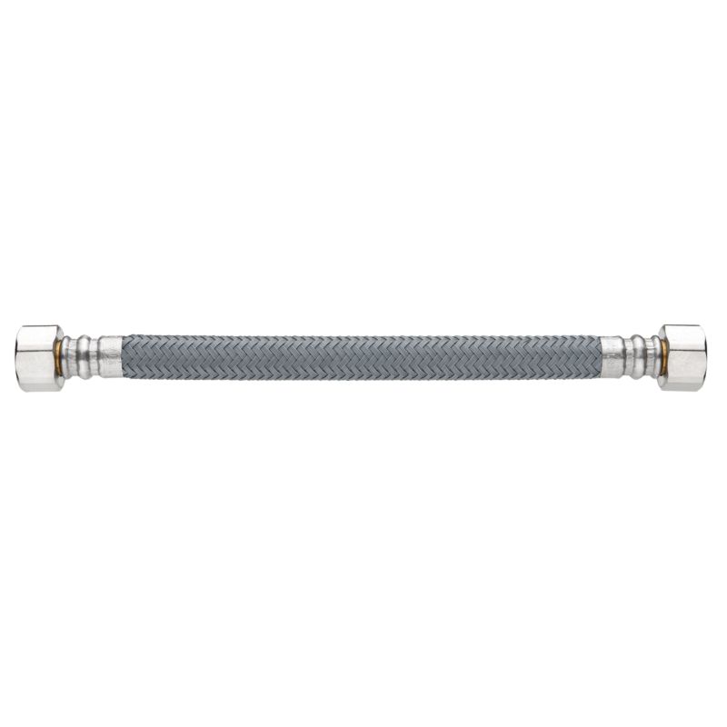 Wąż Wężyk Przyłączeniowy do Wody GW/GW 3/8" x 3/8" 45 cm Nylonowy INVENA 1 szt.