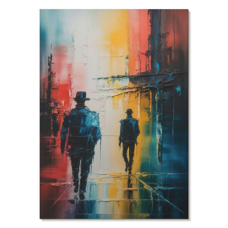 Plakat na Płótnie Tulup 42x59,4 cm (A2) Miasto nocą Do salonu, biura, 1 szt.