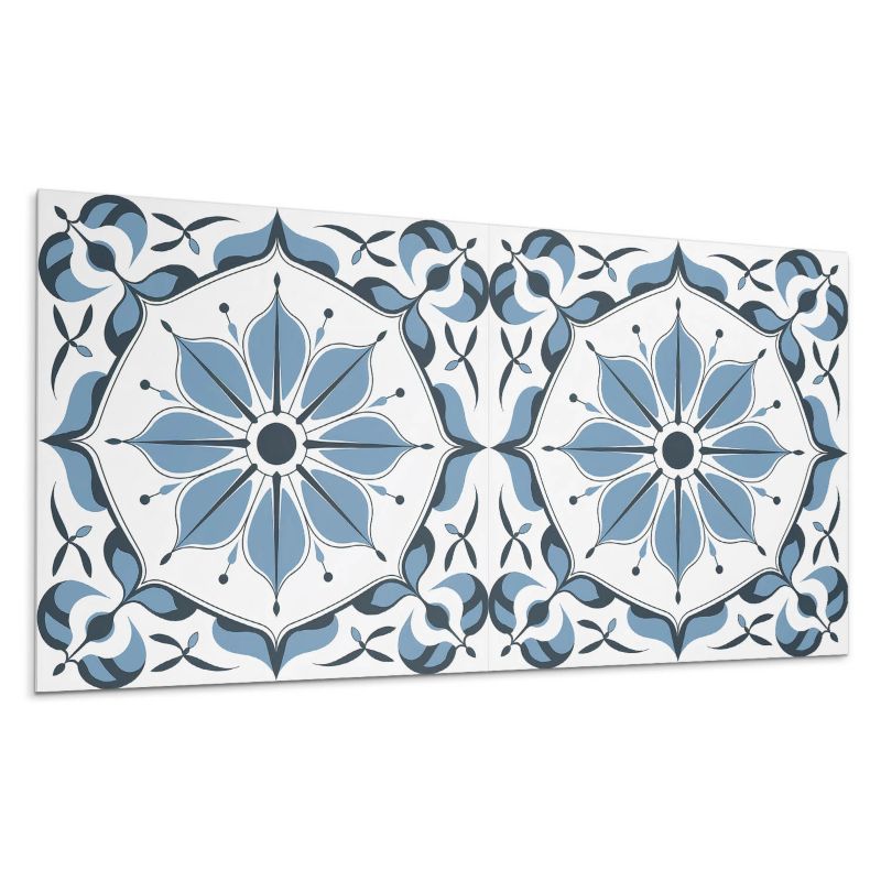 Panele samoprzylepne Wallfluent 40x20 cm Kwiatowy nadruk z wyrafinowanymi akcentami 10 szt.