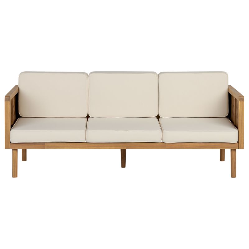 Sofa ogrodowa dla 3 osób Baratti Drewno akacjowe Brązowy 1 szt.