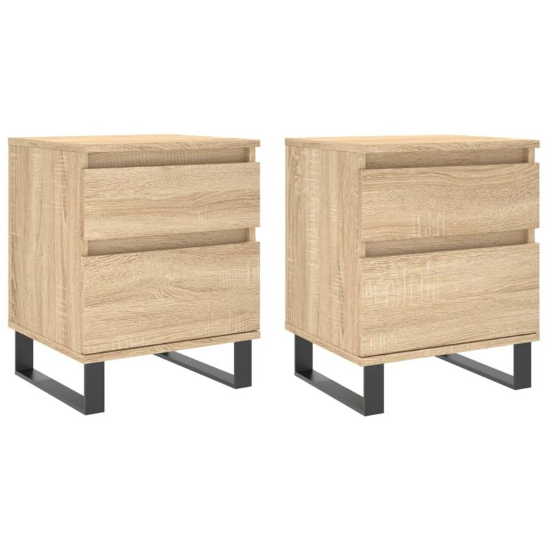 Szafki nocne WaszeMeble dąb sonoma WM-830691 2 szt.