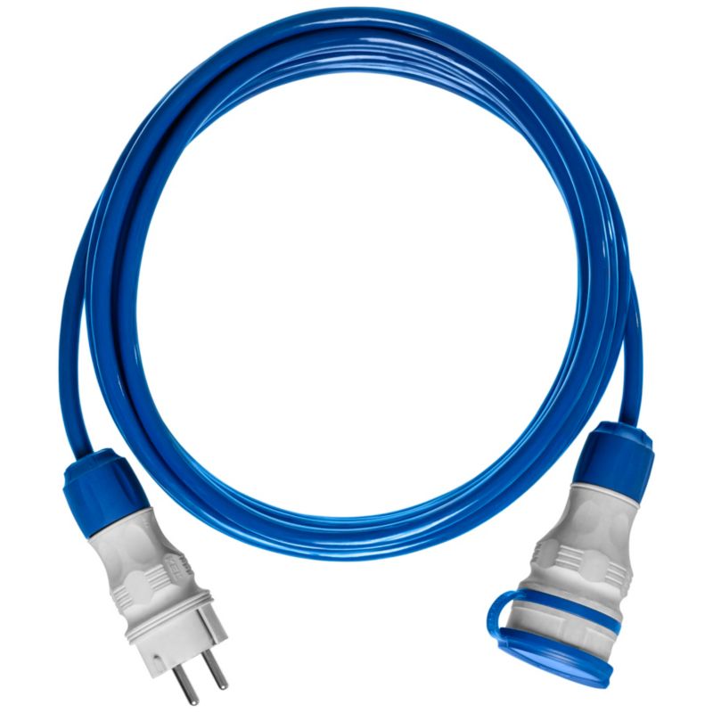 Przedłużacz budowlany KEL X1 20 m 1 gniazdo 3 x 2,5 mm² H07BQ-F IP54 poliuretanowy 1 szt.