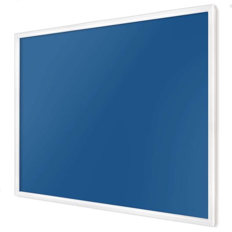 Tablica magnetyczna ozdobna Wallfluent 80x60 Ciemny błękit w białej ramie 1szt