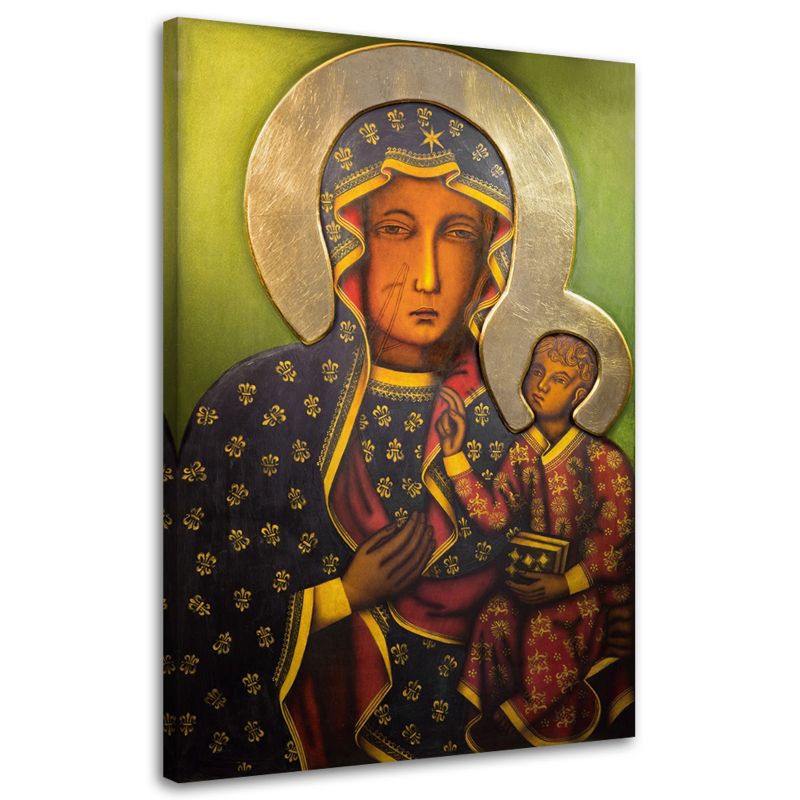 Obraz na płótnie Feeby Matka Boska Częstochowska 80x120cm 1szt
