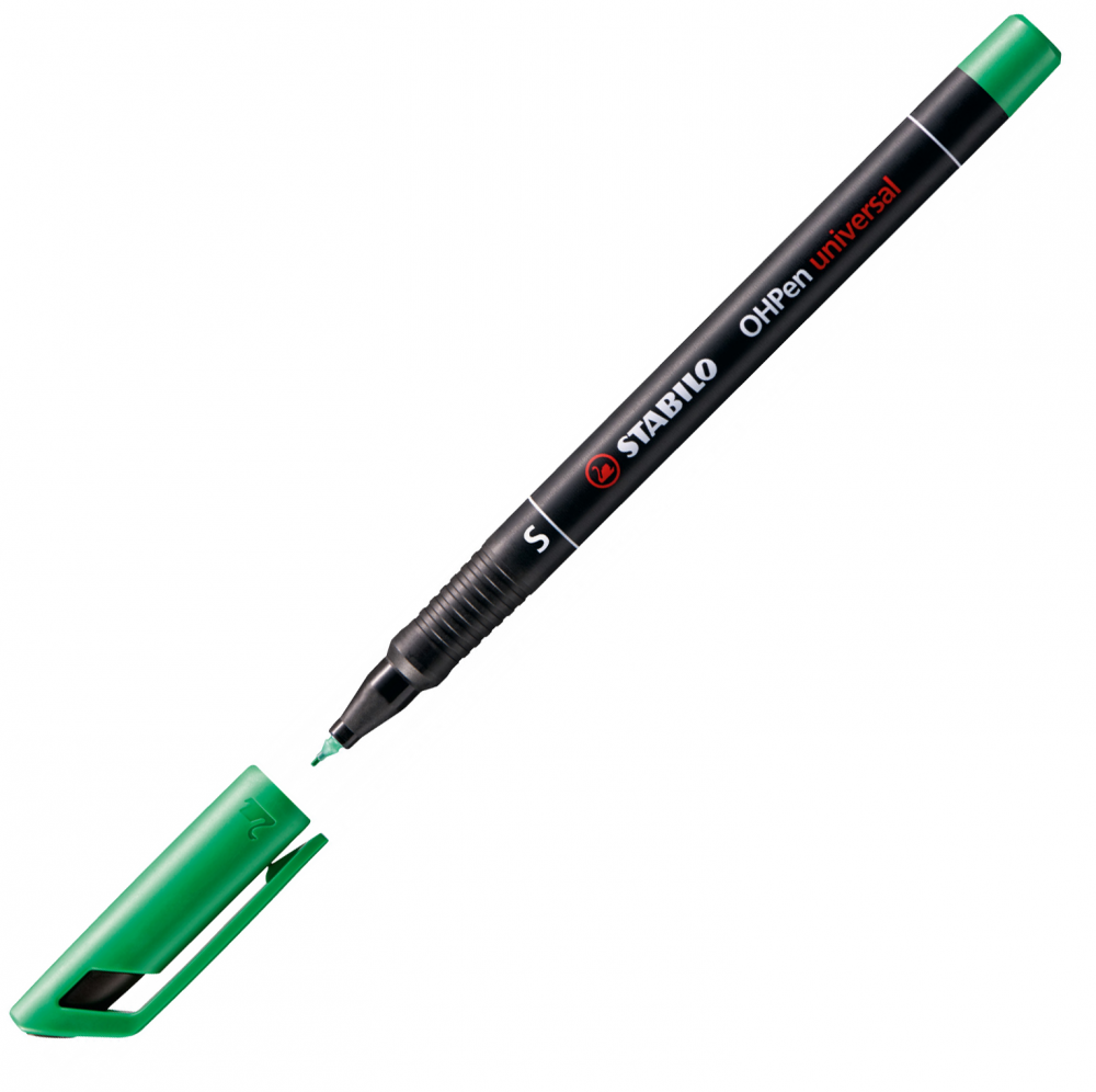 Foliopis Stabilo, OHPen, okrągła, 0.4mm (S), zielony