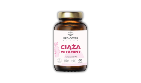Medicover Vital Ciąża WITAMINY 60 Kaps. – Suplement Dla Kobiet w Ciąży