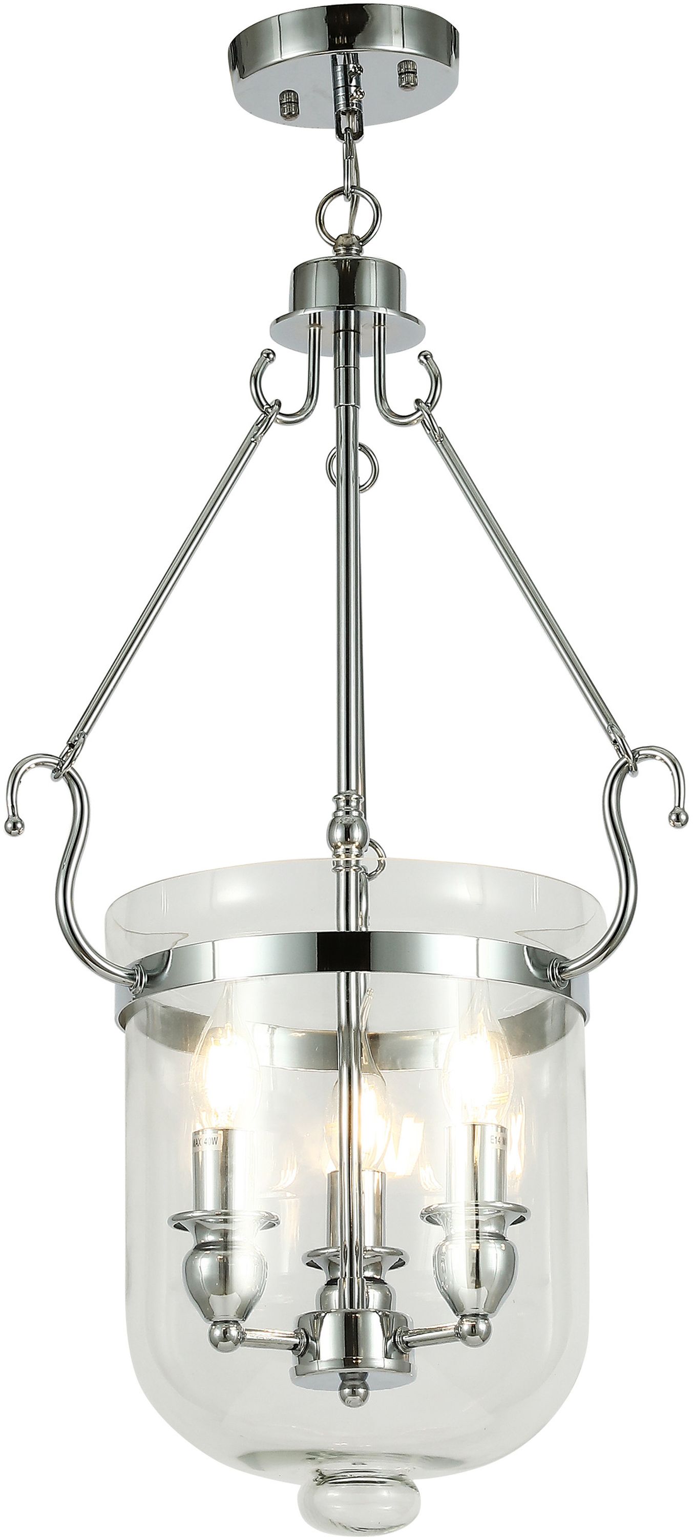 Darmowa Dostawa - Lampa wisząca Lumina Deco Leo LDP61163CHR