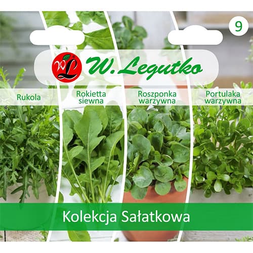 1 szt, Salátához gyűjtemény, 4 fajtát tartalmazó csomag - Magok: Mod de ambalare: 1 db
