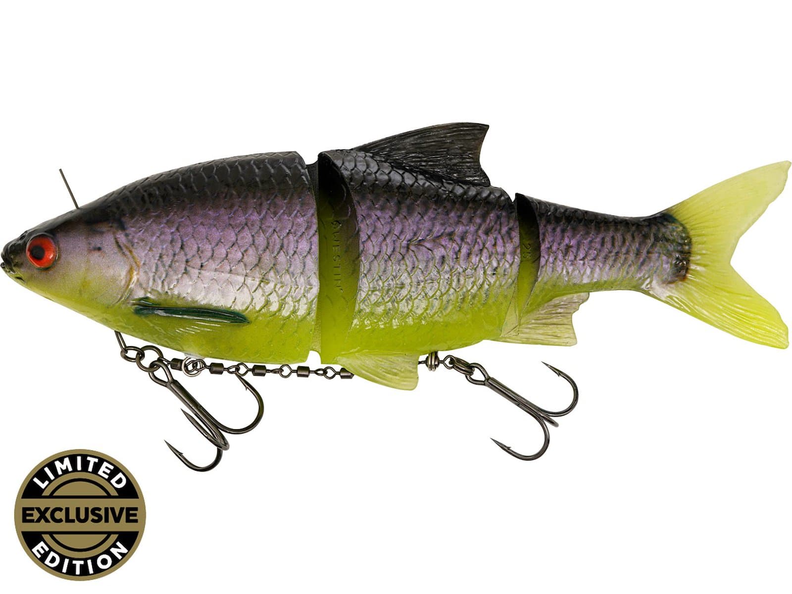 Westin Guma RICKY THE ROACH INLINE 20cm 119g Ghost UV Roach