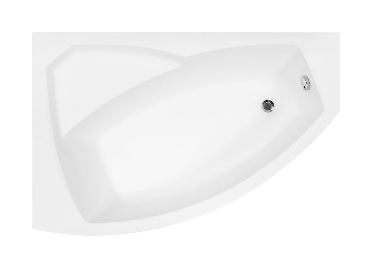 Besco Rima wanna narożna 140x90 cm lewa biała #WAR-140-NL