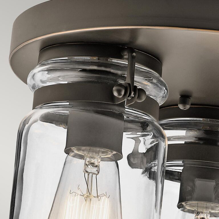 Elstead Lighting Brinley lampa podsufitowa 3x60 W stary brąz KL-BRINLEY-F-OZ