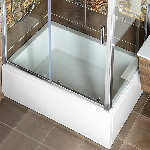Polysan Deep brodzik 110x90 cm prostokątny ze stelażem biały 72372