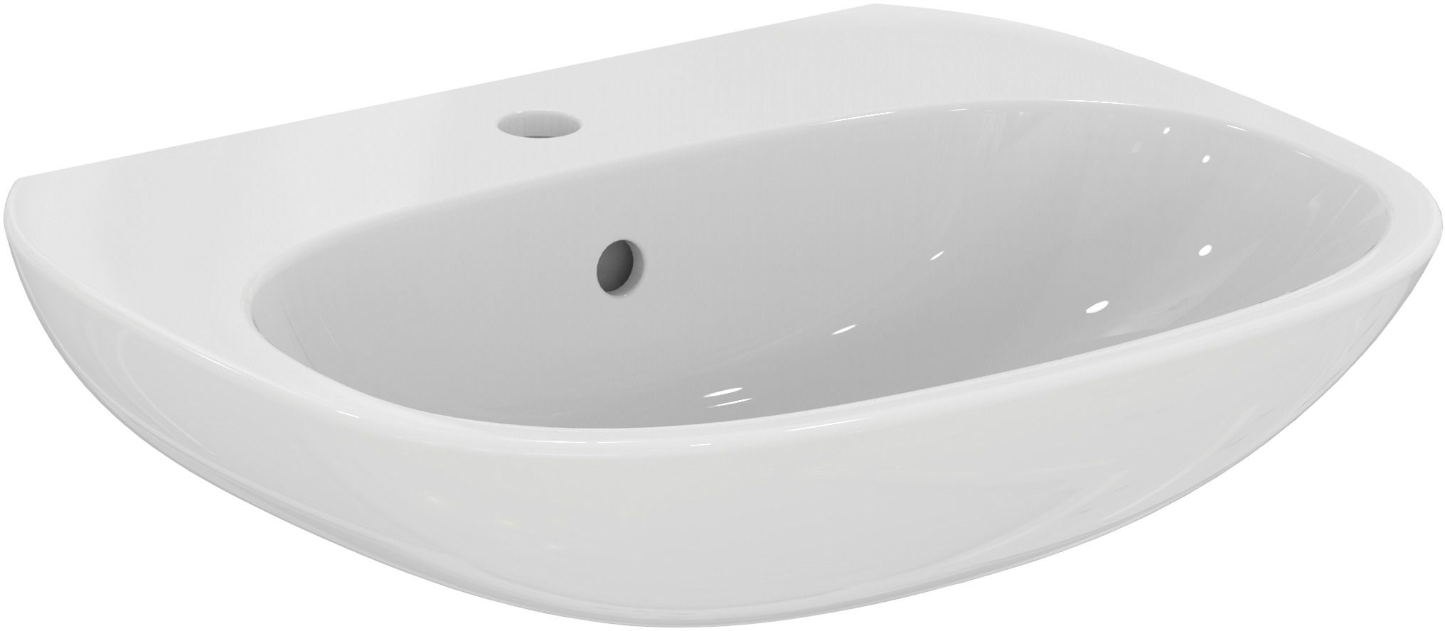 Ideal Standard Tesi umywalka 55x45 cm półokrągła ścienna biała T352301