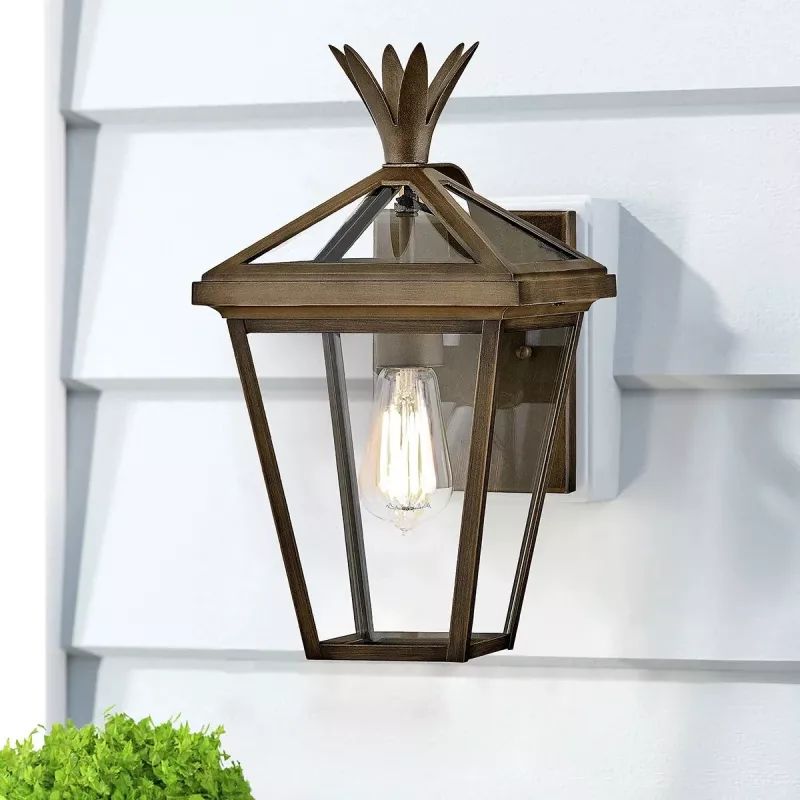 Elstead Lighting Palma kinkiet zewnętrzny 1x60 W brązowy HK-PALMA-S-BU