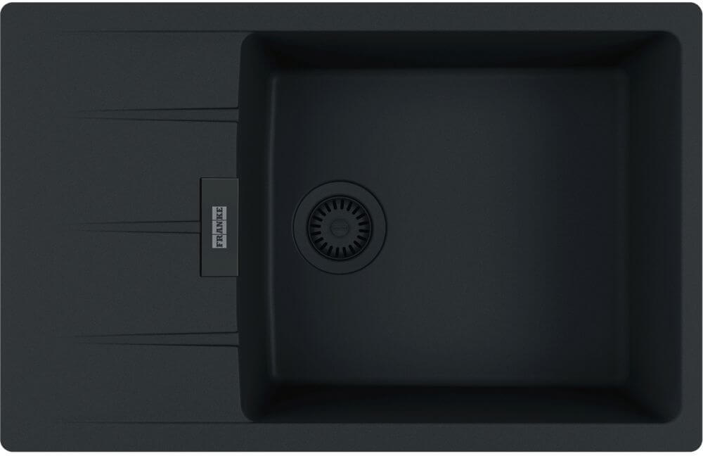 Franke Centro CNG 611-78 XL zlewozmywak granitowy 78x50 cm czarny mat 114.0757.422