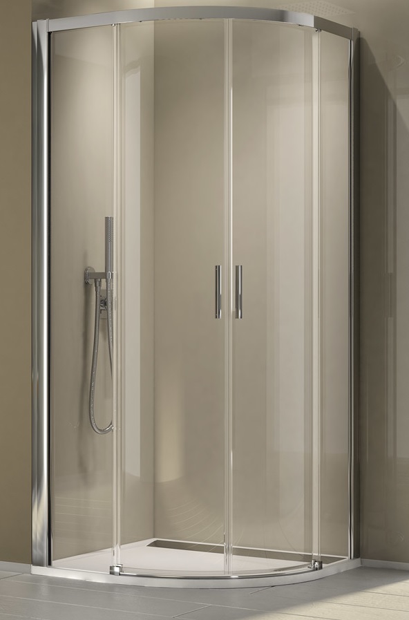 Ronal Top-Line S kabina prysznicowa 100 cm półokrągła połysk/szkło przezroczyste TLSR551005007