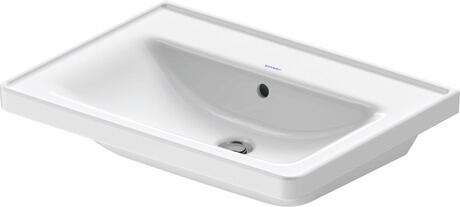 Duravit D-Neo umywalka 65x48 cm prostokątna meblowa biała 2367650060