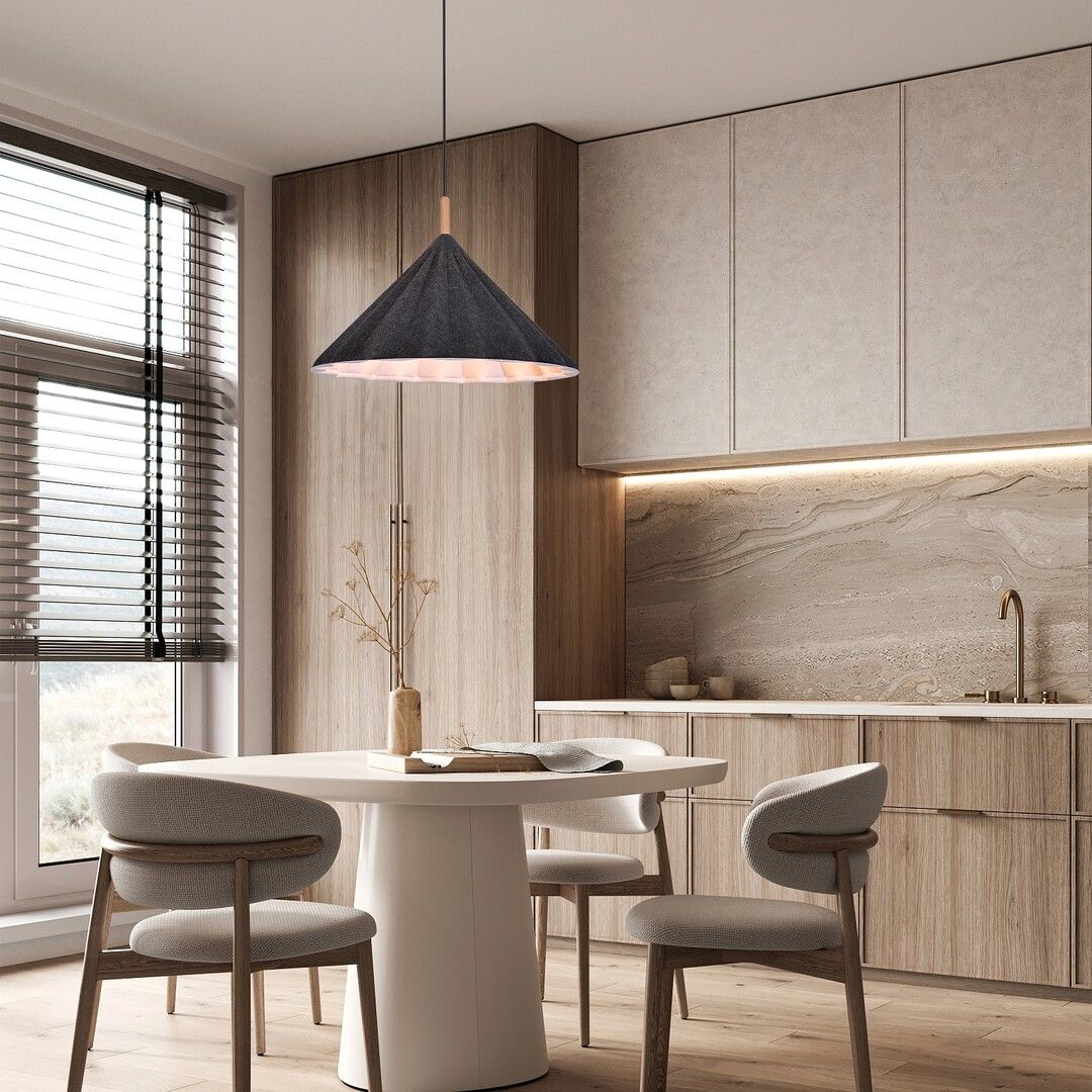 Rabalux Linavo lampa wisząca 1x40 W czarna 72164