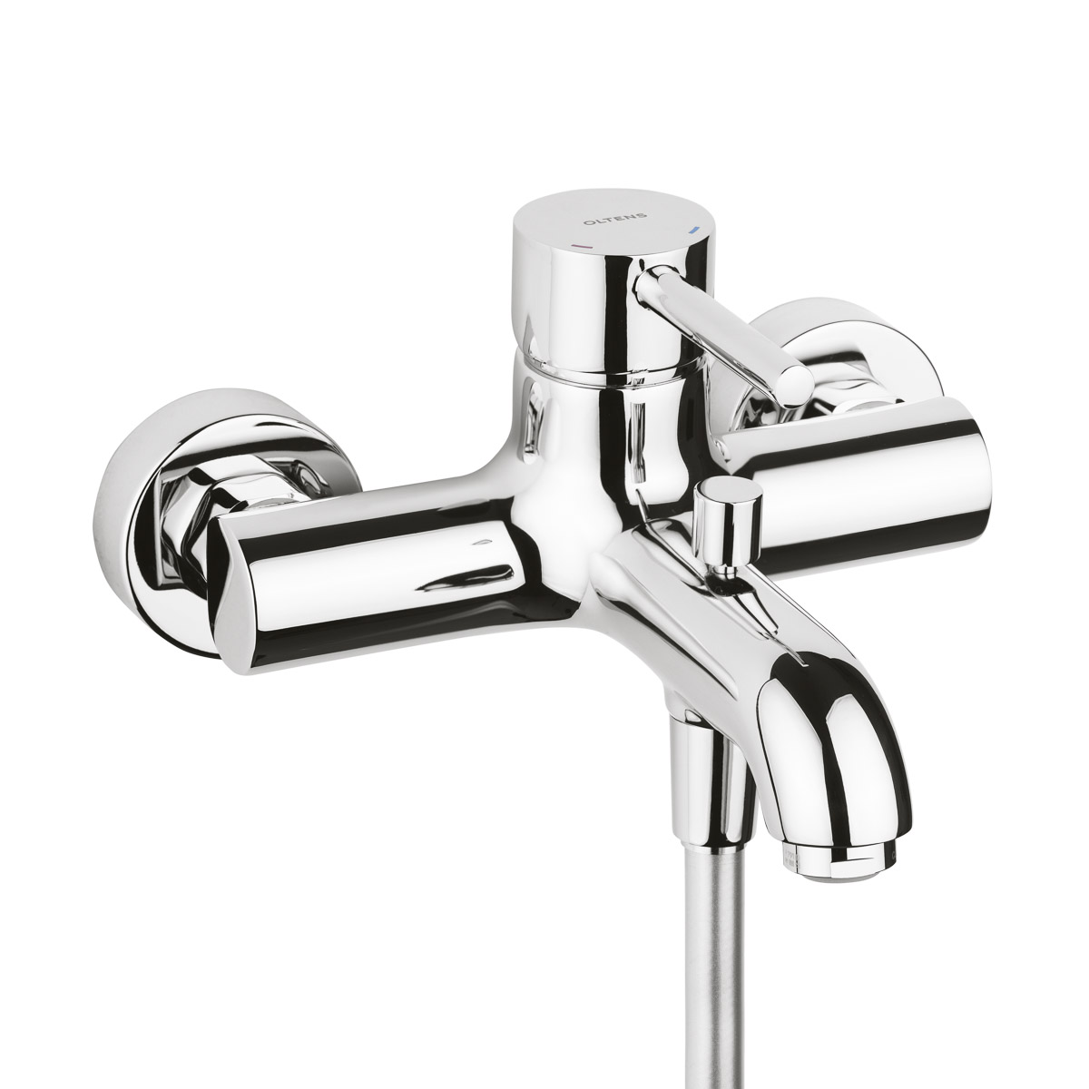 Oltens Molle bateria wannowo-prysznicowa ścienna chrom 34000100 - Wysyłka w 24h