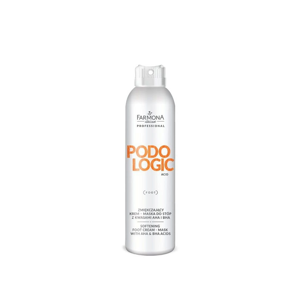 Zmiękczający krem maska do stóp z kwasami aha i bha Farmona Podologic Acid 150 ml