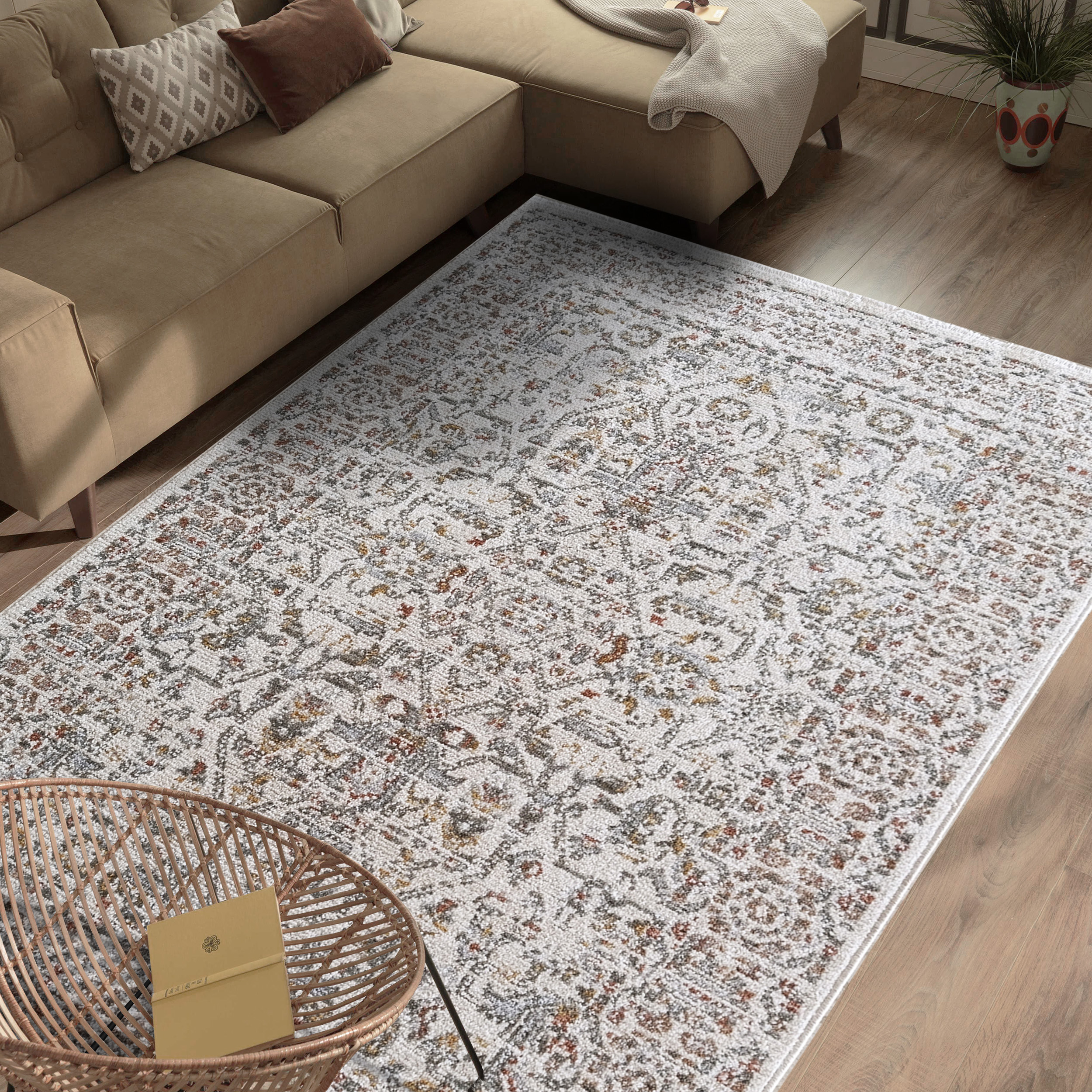Dywan - 200 x 290 cm - Wielokolorowy - Klasyczny - Dywanopol