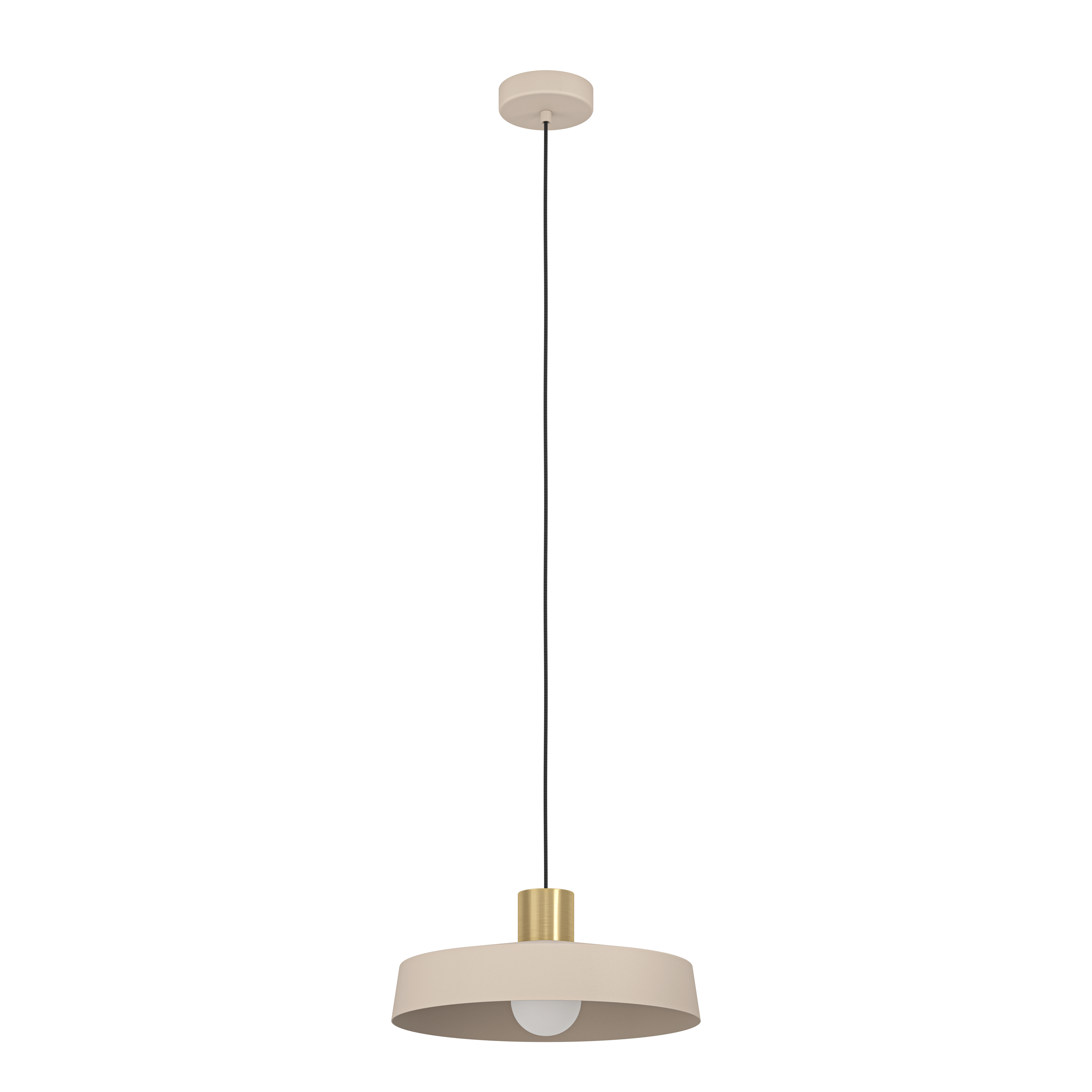 Darmowa Dostawa - Lampa wisząca 1x40 W beżowa Eglo Valdiola 900429