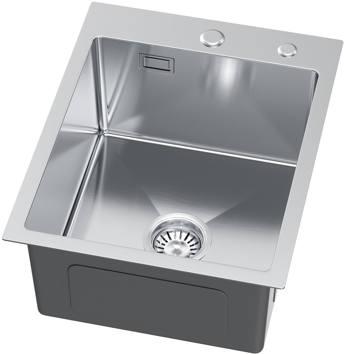 Darmowa Dostawa - Zlewozmywak z dozownikiem 50x40 cm stal Ruvetti Masivo 5002MBS40W
