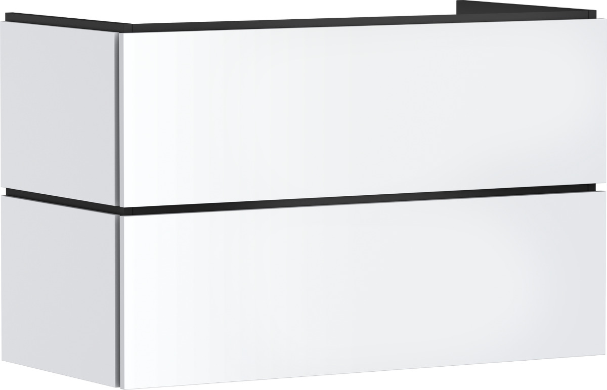 Darmowa Dostawa - Szafka 98x47x62 cm podumywalkowa wisząca biała Hansgrohe Xilesa E 54297700