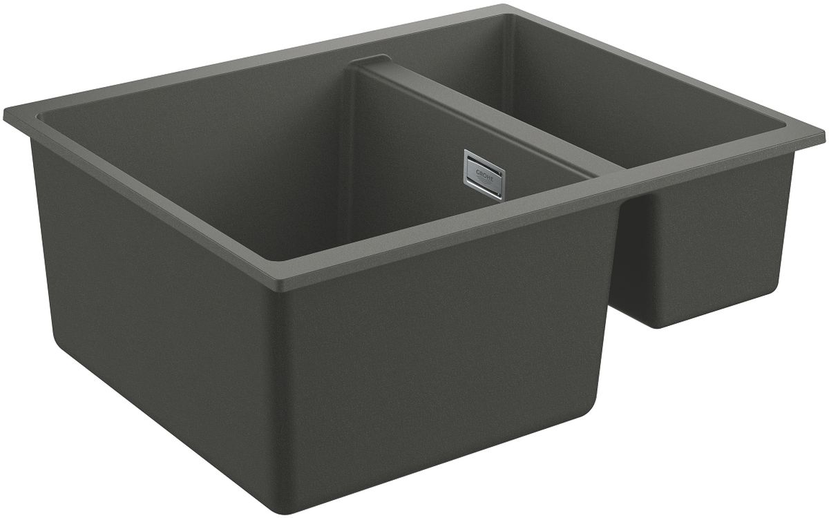 Darmowa Dostawa - Zlewozmywak granitowy 55.5x46 cm szary/grafitowy/onyx Grohe K500 31648AT0