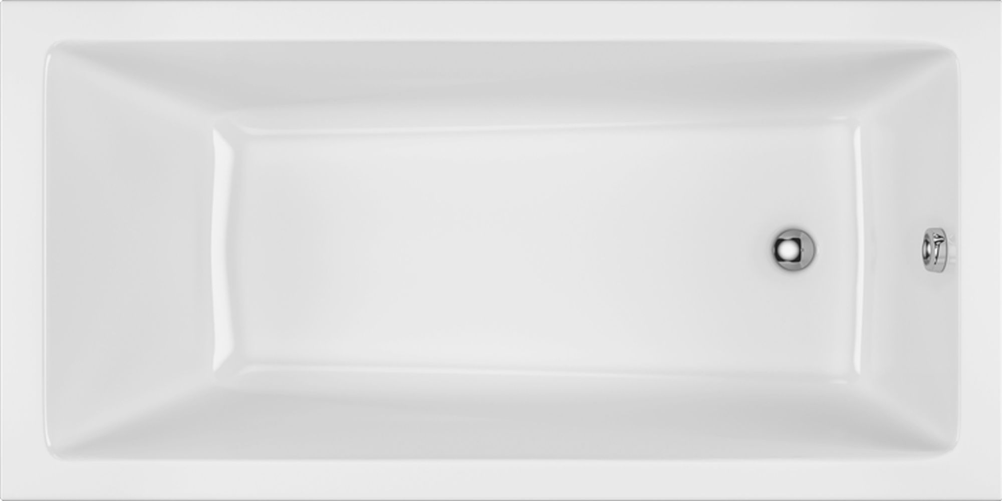 Darmowa Dostawa - Wanna prostokątna 180x80 cm biała Excellent Wave WAEXWAV18WH