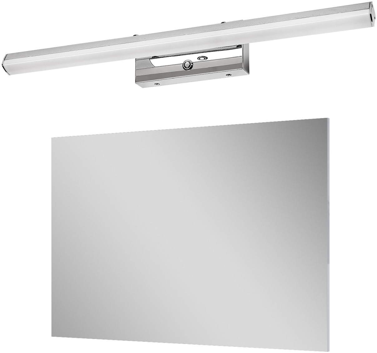 Darmowa Dostawa - Lustro z kinkietem 120x80 cm prostokątne z oświetleniem Elita Sote abset11057