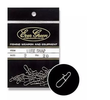Evergreen agrafka E.G. Lure Snap #00 16szt.
