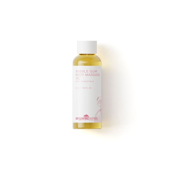 Organic Series Olej do masażu ciała Bubble Gum, 50 ml