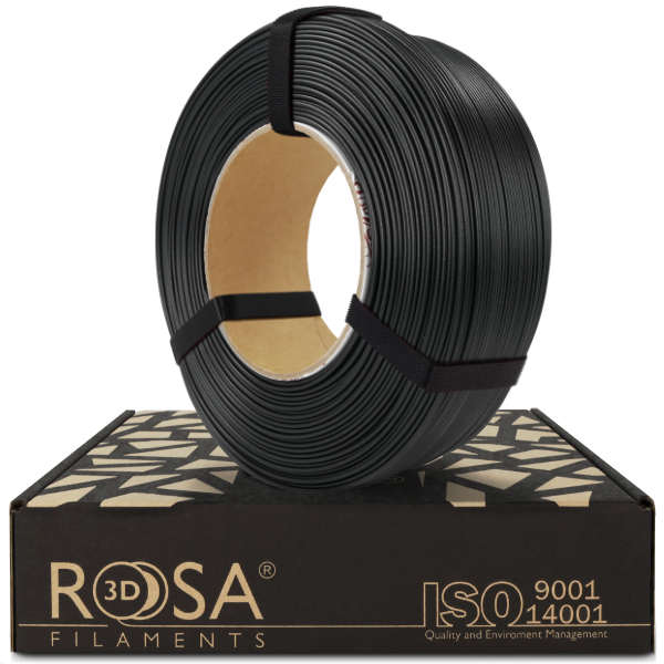 FILAMENT 3D ReFill PET-G CarbonLook Carbon Black (Refill 1kg / 1.75mm)