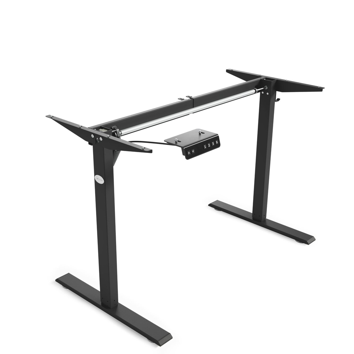 Elektricky výškově nastavitelný rám psacího stolu s motorem 110-160 cm DV-201ODF - černá