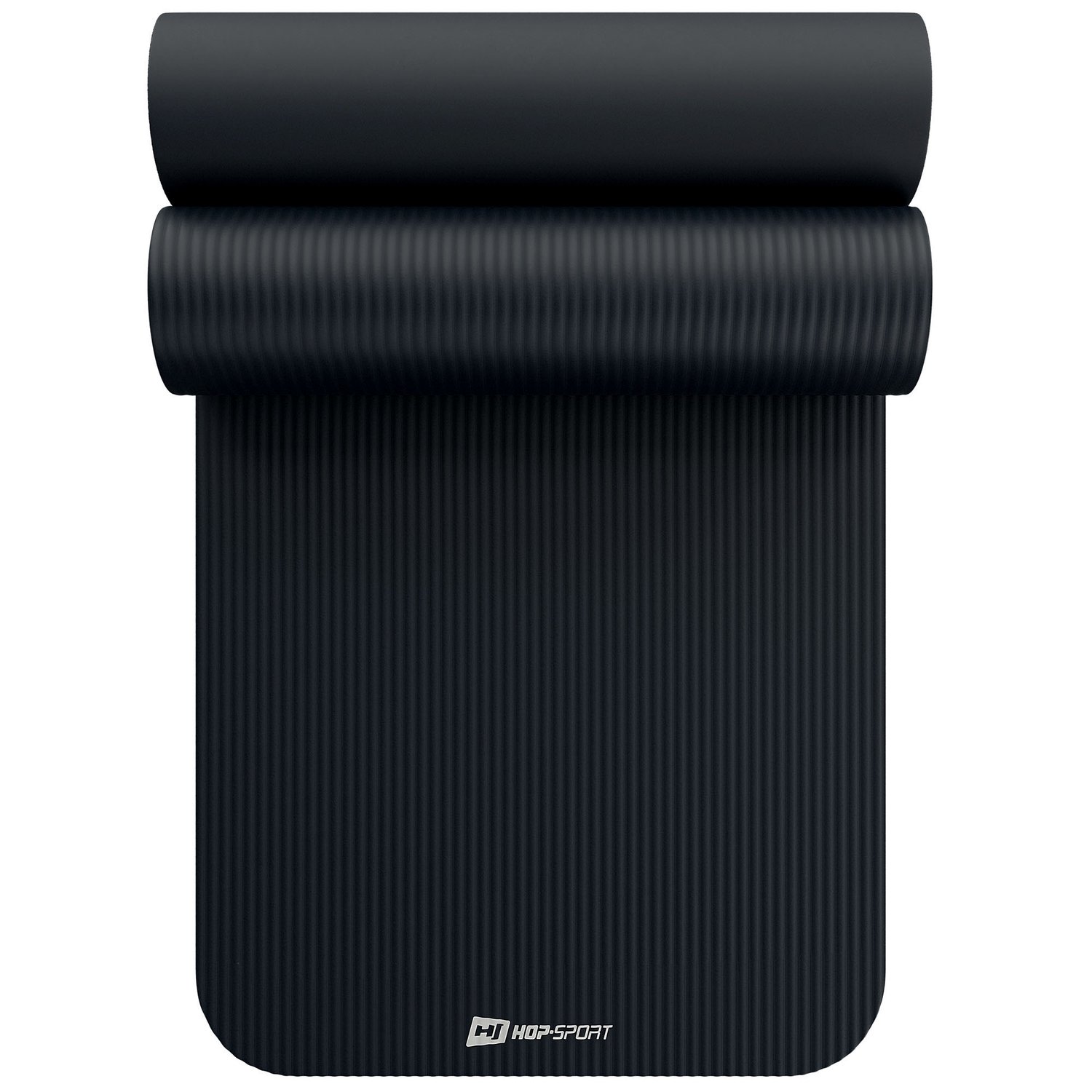 Mata fitness NBR 1cm - czarna - 190x60 cm
