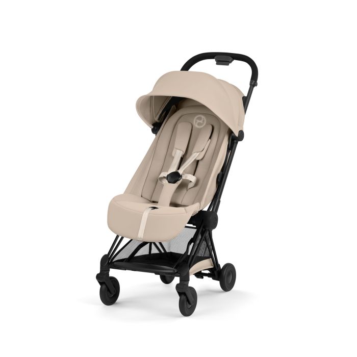 Cybex Coya Comfort - wózek spacerowy-Matt Black & Cozy Beige