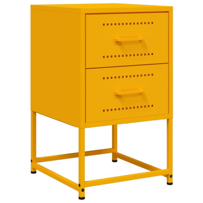 Szafka nocna WaszeMeble metalowa żółta WM-846464 1 szt.