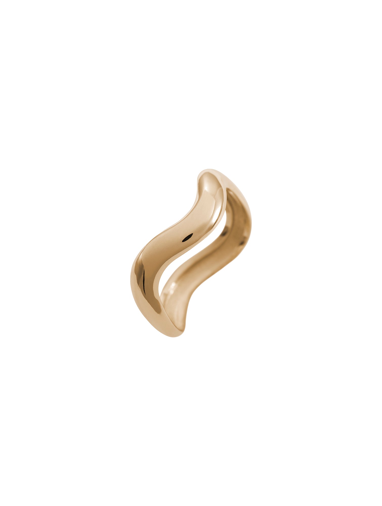 Anello Ring N°2 - obrączka o nieregularnym, falistym kształcie, 13