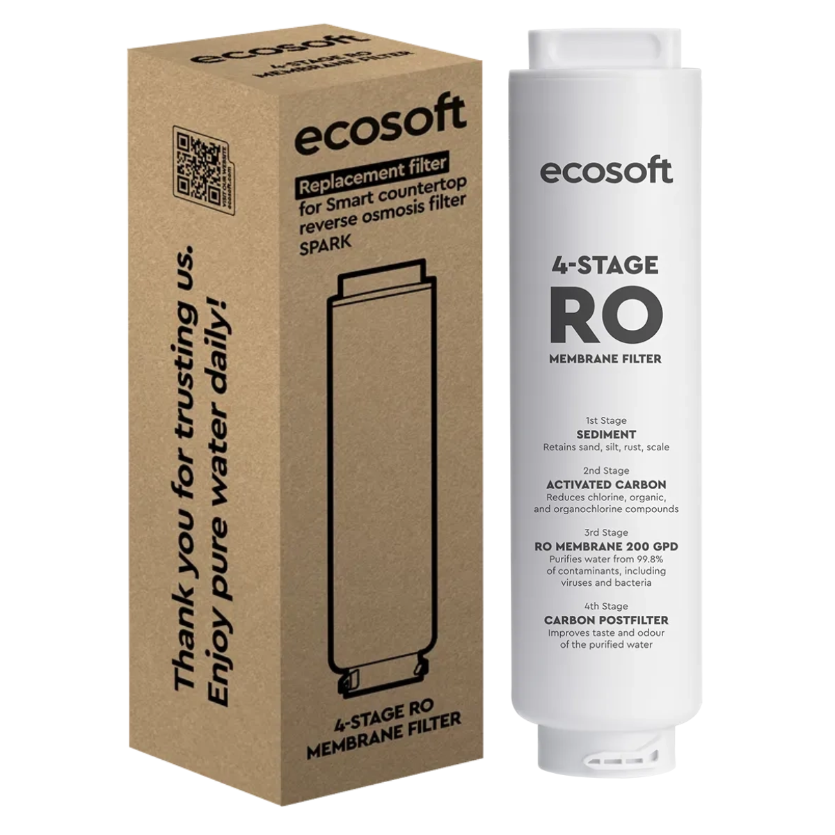 Wkład wymienny Ecosoft SPARK RO 4w1.