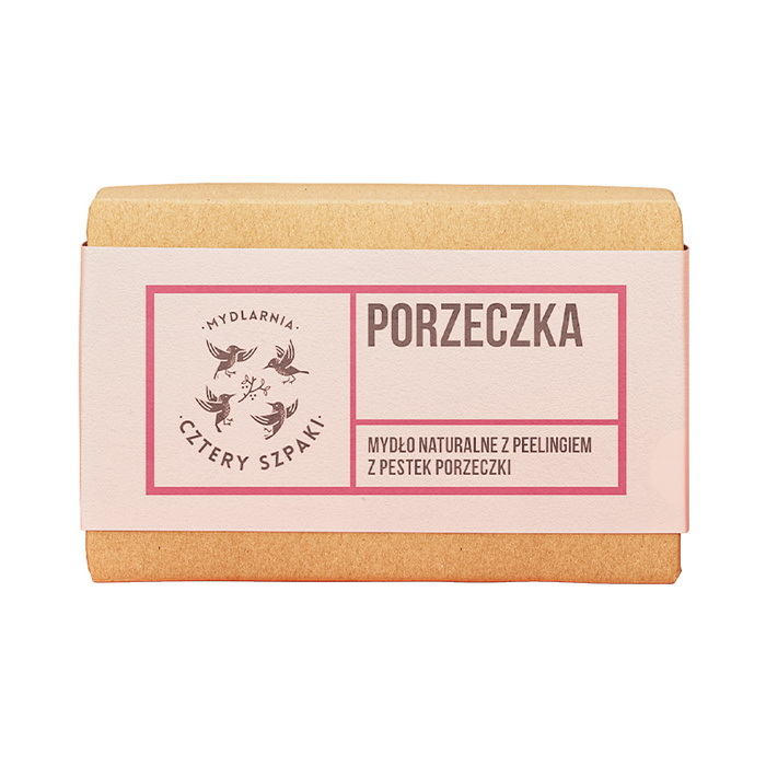 4 Szpaki Peelingujące mydło Porzeczka