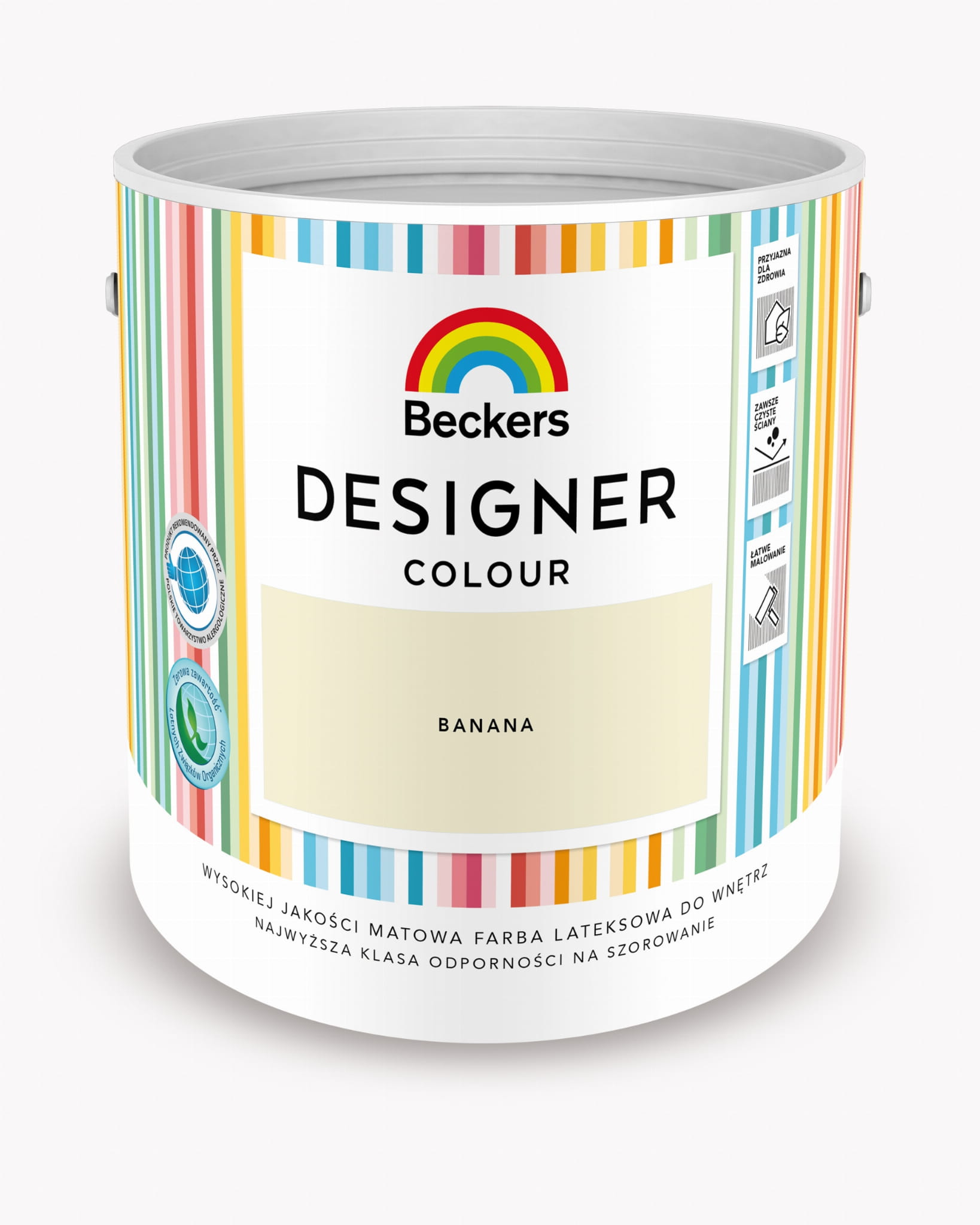 FARBA LATEKSOWA BECKERS DESIGNER BANANA 2,5 L