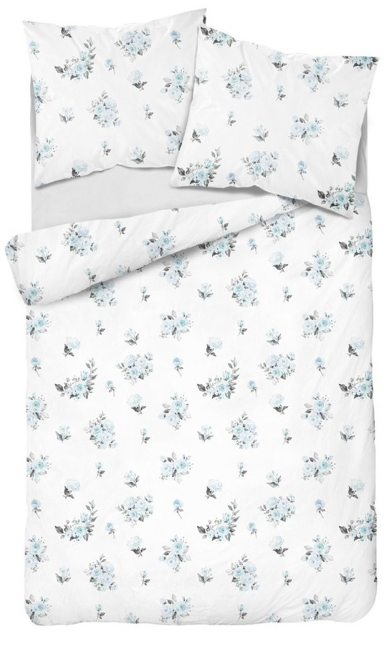 Pościel 160x220 + 2 poszewki| 100% bawełna | 4555 D róże
