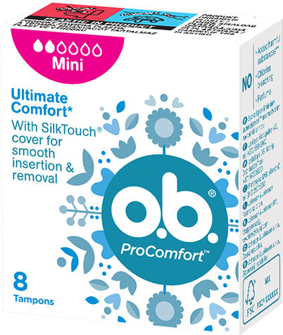 Tampony OB ProComfort, rozmiar Mini, 8 sztuk