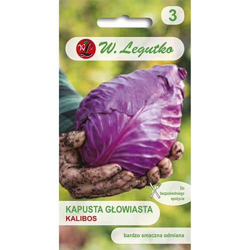 1 szt, Káposzta lila Kalibos - Magok: Mod de ambalare: 0.5 g