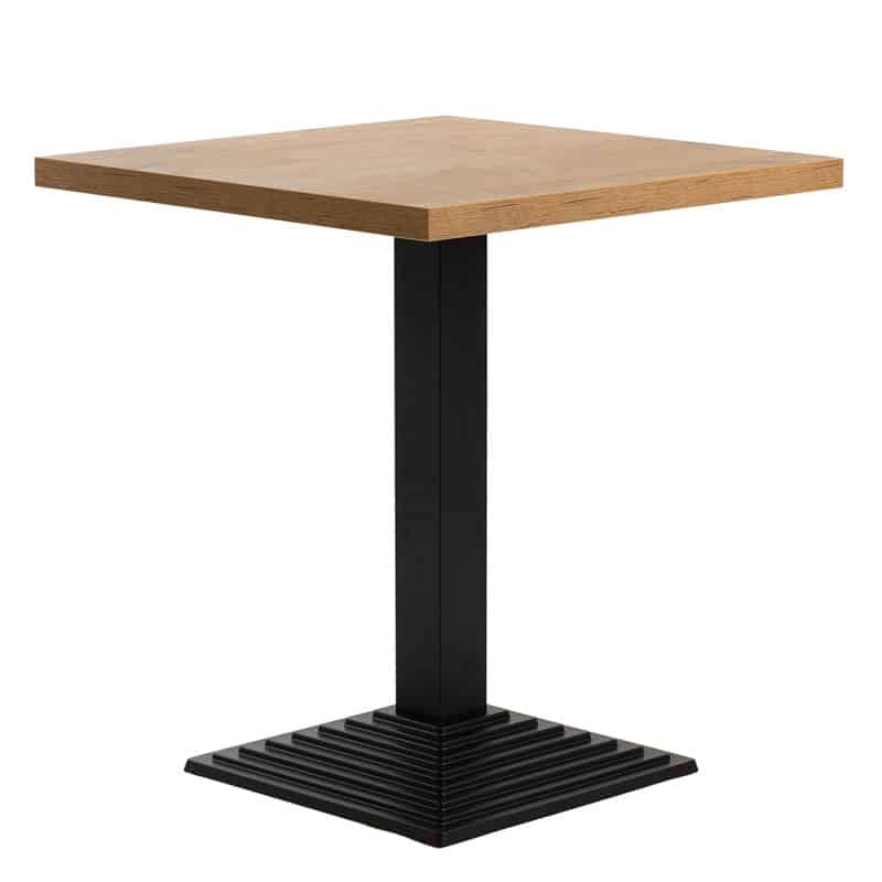 Stolik kawiarniany restauracyjny ARP250 80x80x3,6cm XL - dąb lancelot
