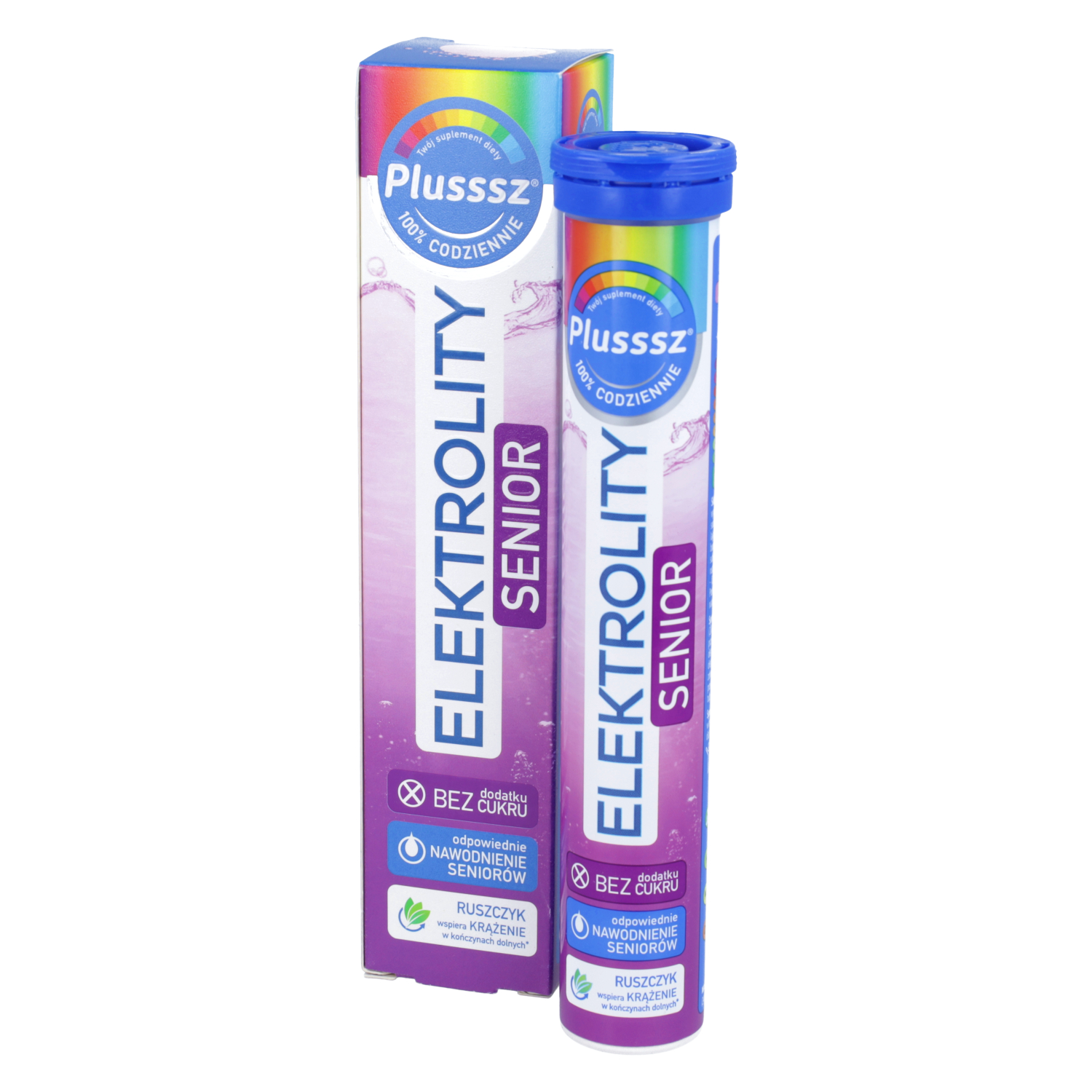 Plusssz elektrolity senior, 24 tabletki musujące