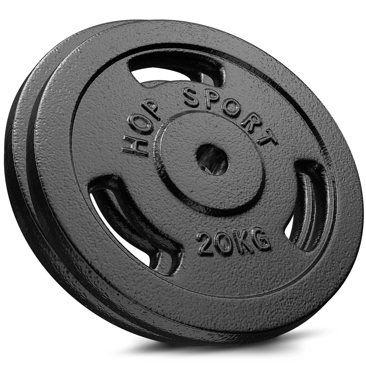 Ensemble de disques de poids en fonte 40 kg 2 x 20 kg