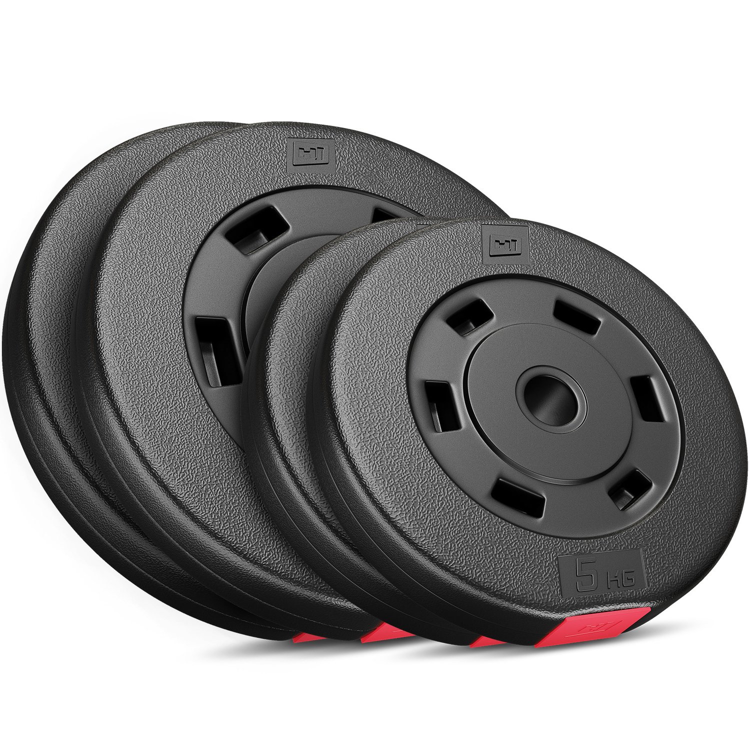 Kunststoff Hantelscheiben-Set 30 kg 2 x 5 kg; 2 x 10 kg